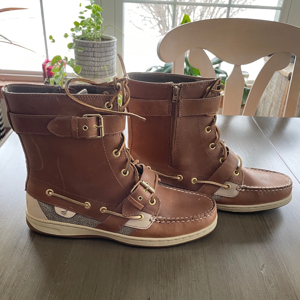 Women’s Sperry Top Sider Sahara Leather Boots, 10